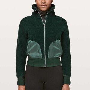 Lululemon So Sherpa Jacket In Malachite